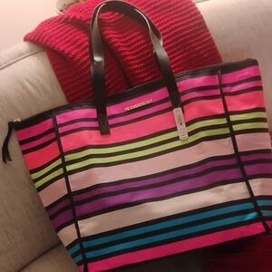 Victoria Secrets Multicolored Tote Bag